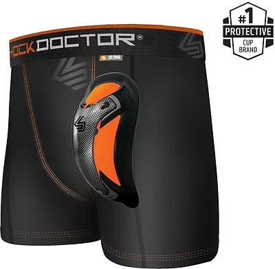 Shock Doctor Men's Ultra Cup Pro Boxer Compression Shorts