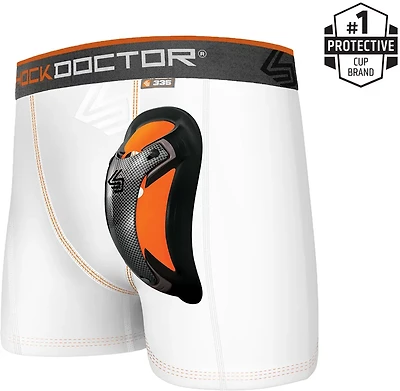 Shock Doctor Men's Ultra Cup Pro Boxer Compression Shorts