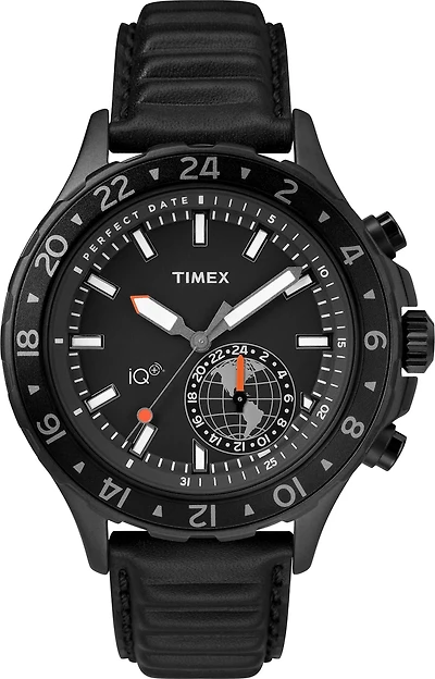 Timex Men's IQ+ Move Multi-Time Zone Full-Size Watch