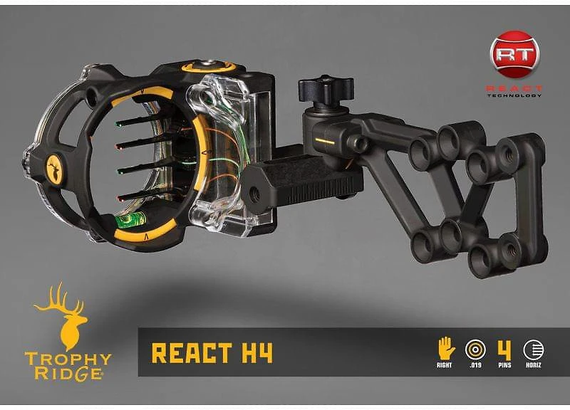 Trophy Ridge React H4 0.019 4-Pin Bow Sight