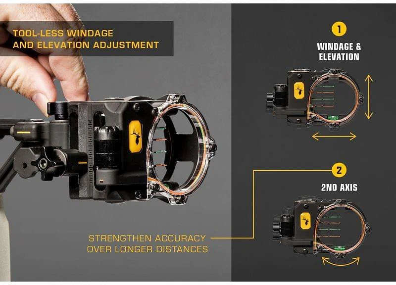 Trophy Ridge React H4 0.019 4-Pin Bow Sight