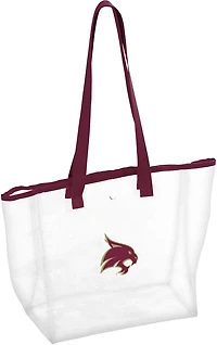 Logo Texas State University Clear Tote Bag