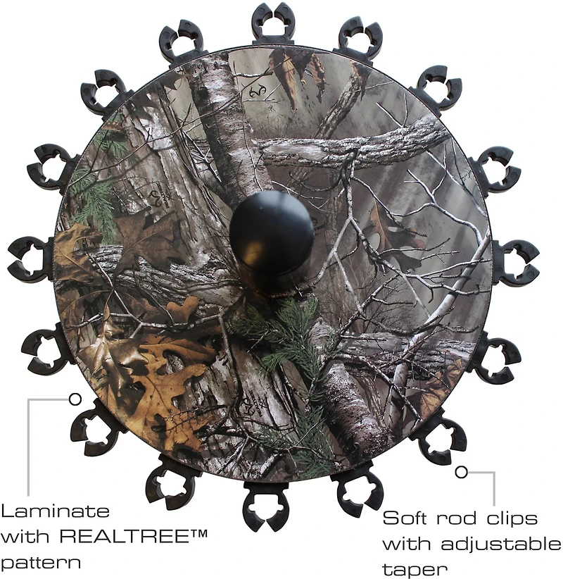 Rush Creek Realtree 16-Rod Round Rack