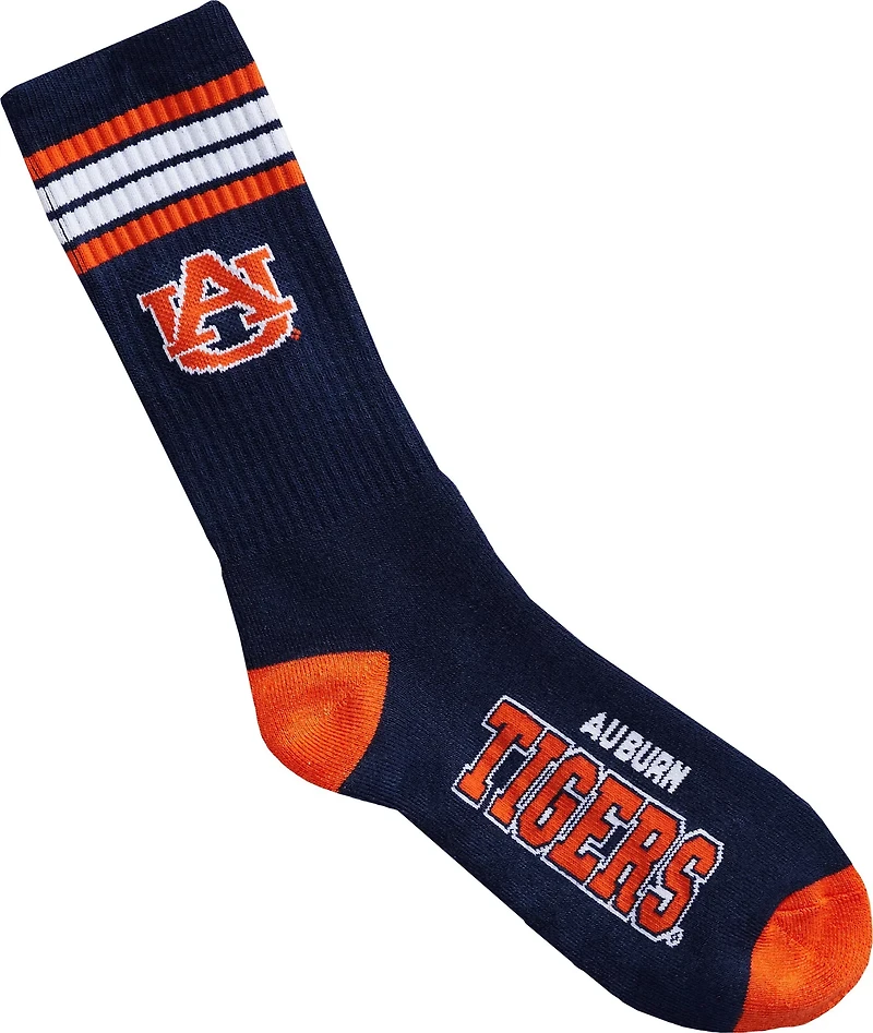 For Bare Feet Adults' Auburn University 4-Stripe Deuce Socks
