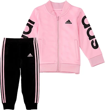adidas Toddler Girls' Linear Jacket Set