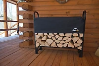 ShelterLogic 4 ft Heavy Duty Firewood Rack with Cover