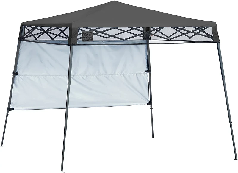 ShelterLogic Go Hybrid 7 ft x 7 ft Slant-Leg Pop-Up Canopy with Half Wall