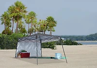 ShelterLogic Go Hybrid 7 ft x 7 ft Slant-Leg Pop-Up Canopy with Half Wall