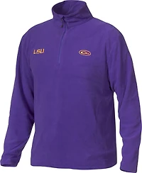 Drake Waterfowl Men's Louisiana State University Camp Fleece 1/4 Zip Pullover