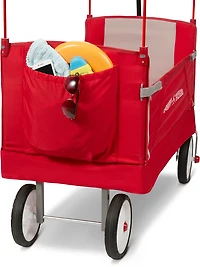 Radio Flyer Kids' 3-in-1 EZ Fold Wagon with Canopy