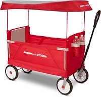 Radio Flyer Kids' 3-in-1 EZ Fold Wagon with Canopy