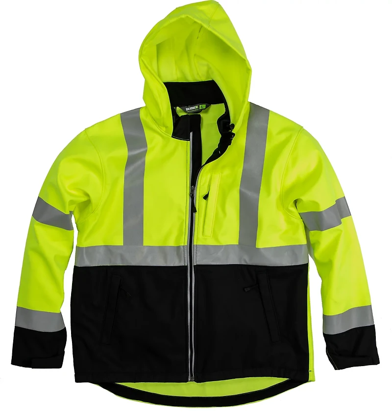 Berne Men's Hi-Visibility Softshell Jacket