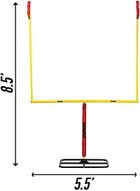 Franklin 8 ft 6 in x 5 ft 6 in Authentic Steel Football Goal Post