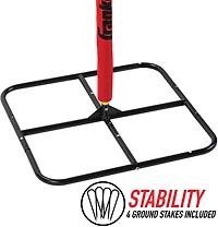 Franklin 8 ft 6 in x 5 ft 6 in Authentic Steel Football Goal Post