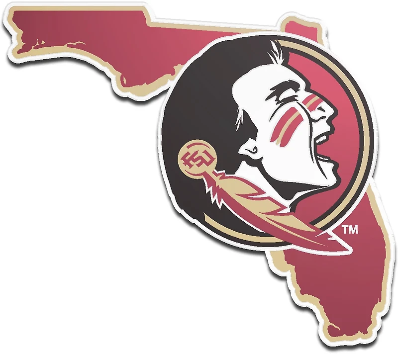 WinCraft Florida State University Metallic State Auto Emblem