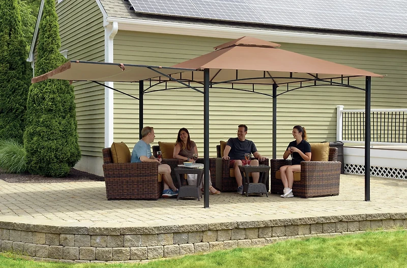 ShelterLogic Redwood 11 ft x 11 ft Canopy Gazebo