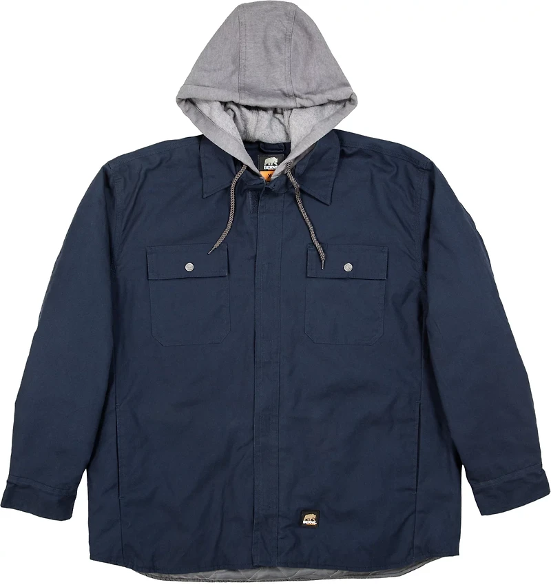 Berne Men's Hooded Shirt Jacket