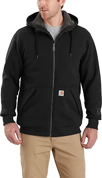 Carhartt Men's Rain Defender Rockland Sherpa Lined Hooded Sweatshirt