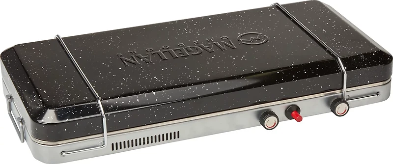 Magellan Outdoors Two Burner Stove with Griddle