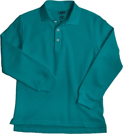 French Toast Toddler Boys' Long Sleeve Pique Polo Shirt