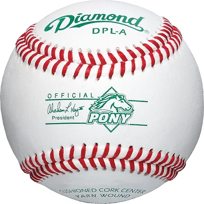 Diamond Pony League Tournament Grade Baseballs 12-Pack