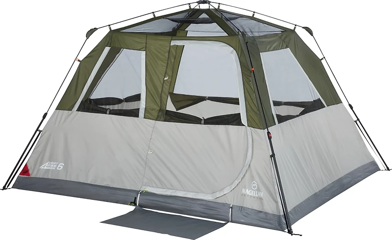 Magellan Outdoors SwiftRise 6-Person Lighted Cabin Tent