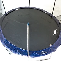 Skywalker Trampolines 16 ft Oval Sports Arena Trampoline with Enclosure and Games