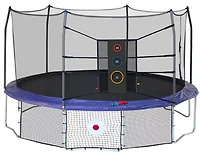 Skywalker Trampolines 16 ft Oval Sports Arena Trampoline with Enclosure and Games