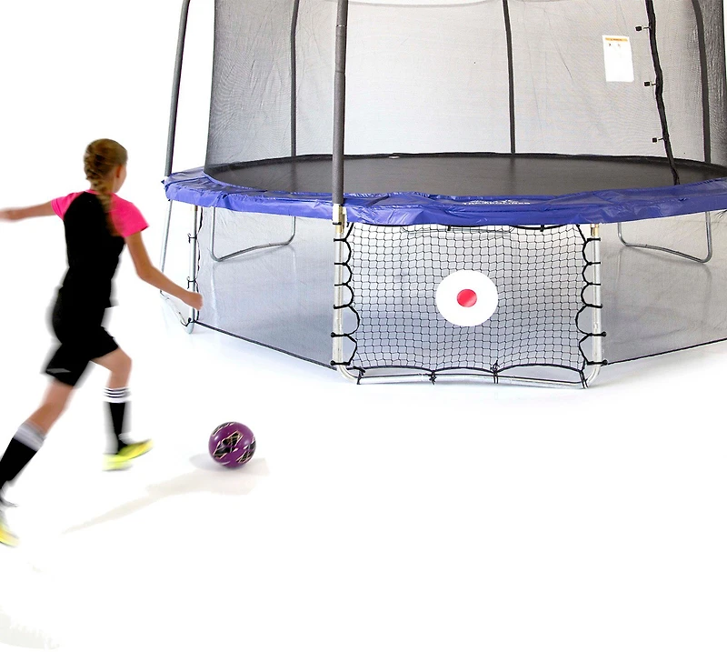 Skywalker Trampolines 16 ft Oval Sports Arena Trampoline with Enclosure and Games