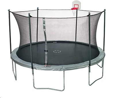 JumpZone 15 ft Trampoline with Enclosure and DunkZone