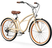 sixthreezero Women's Scholar 26 in 7-Speed Beach Cruiser Bike