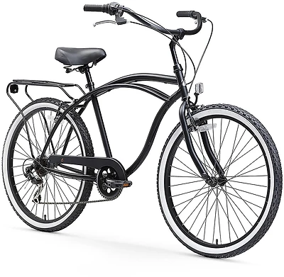 sixthreezero Men's Around the Block 26 in 7-Speed Cruiser Bike