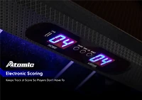 Atomic Azure LED Light Up Foosball Table