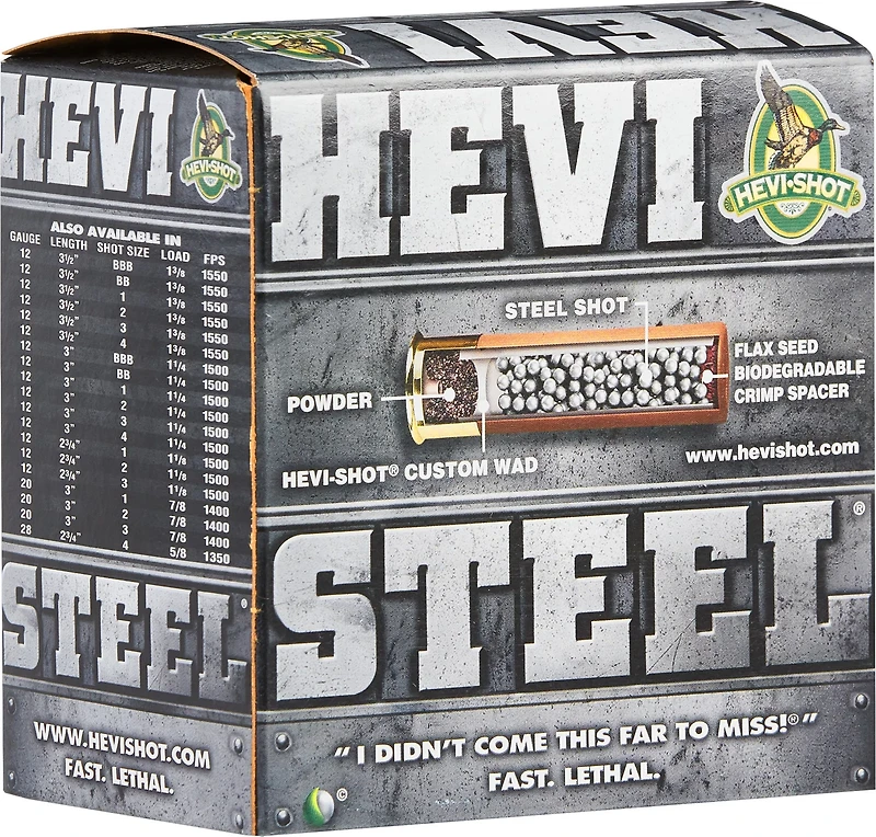 HEVI-Shot HEVI-Steel 12 Gauge Shotshells