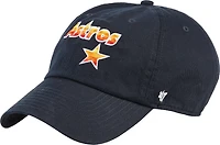 '47 Houston Astros Rainbow Star Script Clean Up Ball Cap