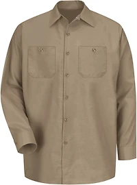 Red Kap Men's Long Sleeve Industrial Work Shirt