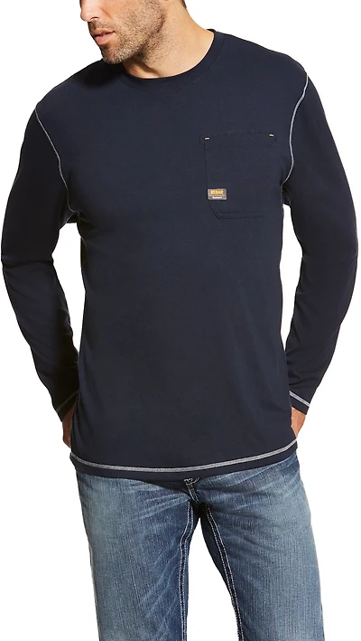 Ariat Men's Rebar Crew Long Sleeve T-shirt