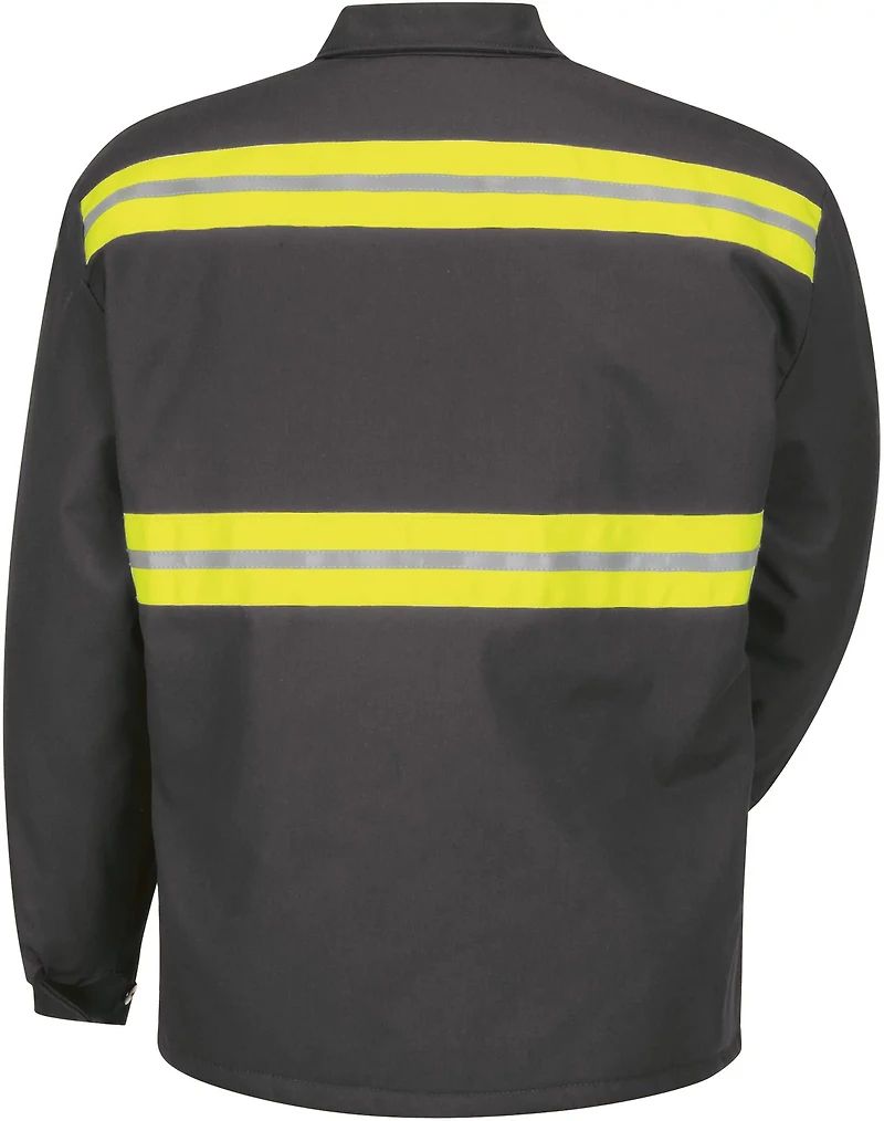 Red Kap Men's Enhanced Visibility Perma-Lined Panel Jacket