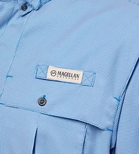 Magellan Outdoors Men's Aransas Pass Mini Check Long Sleeve Fishing Shirt