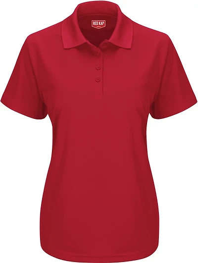 Red Kap Women's Short Sleeve Performance Knit Work Polo Shirt