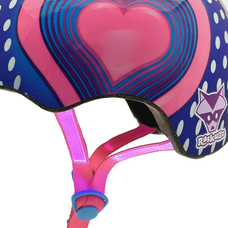 Raskullz Kids' Hearts LED Light-Up Bike Helmet