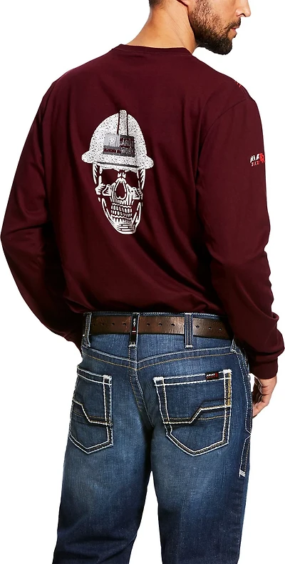 Ariat Men's FR Roughneck Skull Logo Work T-shirt