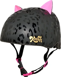 Krash Youth Leopard Kitty Bicycle Helmet