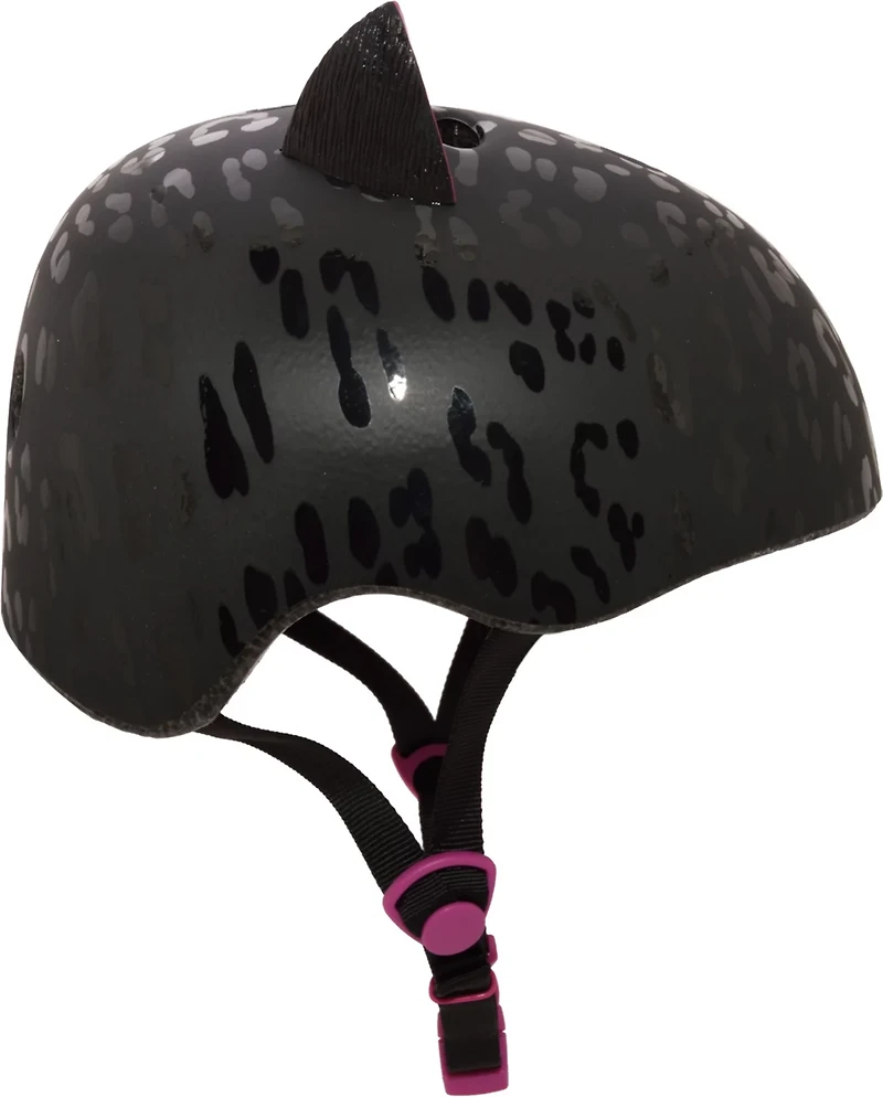 Krash Youth Leopard Kitty Bicycle Helmet