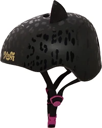 Krash Youth Leopard Kitty Bicycle Helmet
