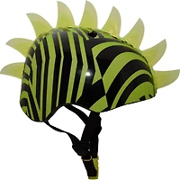 Krash Dazzle Green Mohawk Helmet with LED Lights Youth 8+ (54-58 cm)