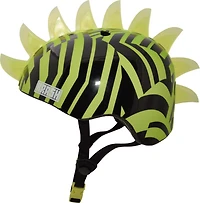 Krash Dazzle Green Mohawk Helmet with LED Lights Youth 8+ (54-58 cm)