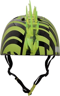 Krash Dazzle Green Mohawk Helmet with LED Lights Youth 8+ (54-58 cm)