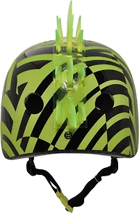 Krash Dazzle Green Mohawk Helmet with LED Lights Youth 8+ (54-58 cm)