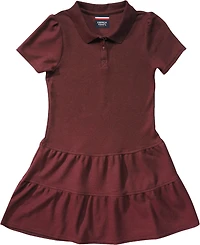 French Toast Girls' Ruffled Pique Polo Dress